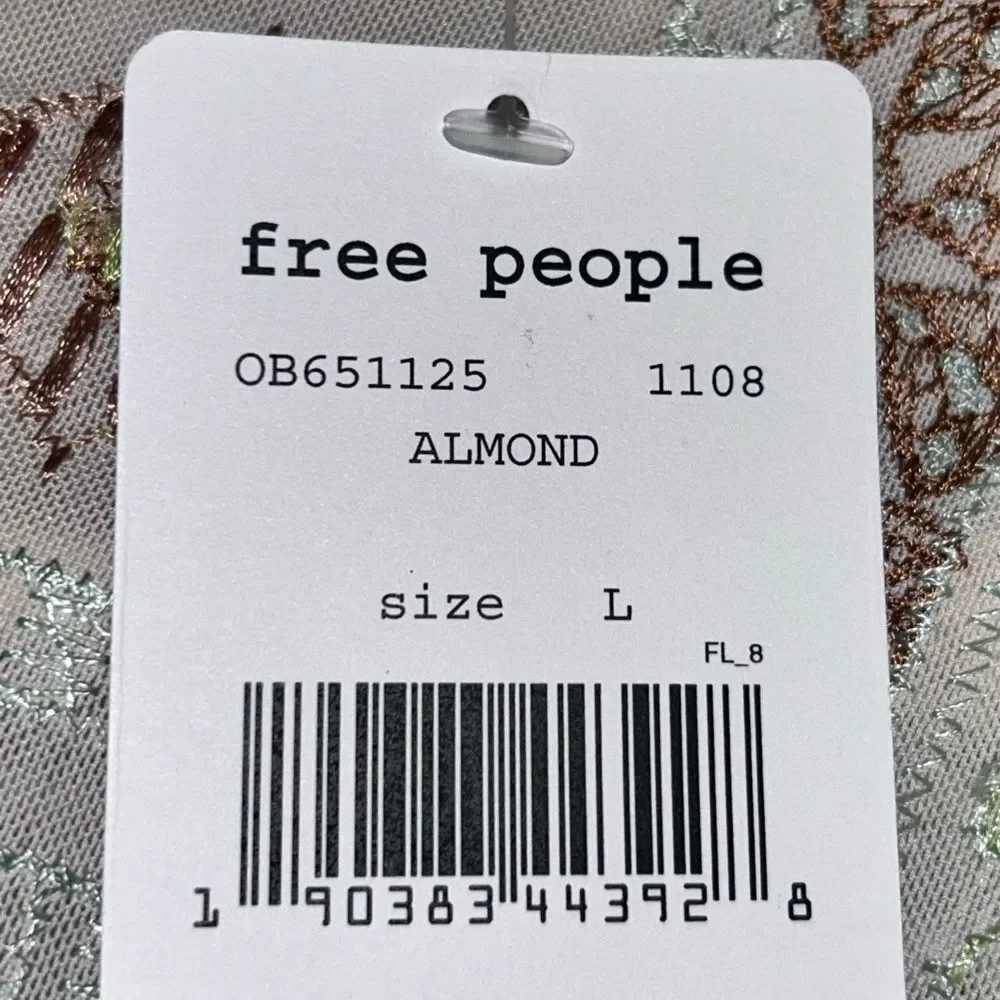 Free People La Cienega Embroidered Top
